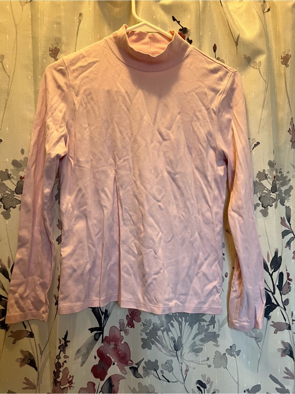 St. John's Bay Light Pink Long-Sleeve Turtleneck Top